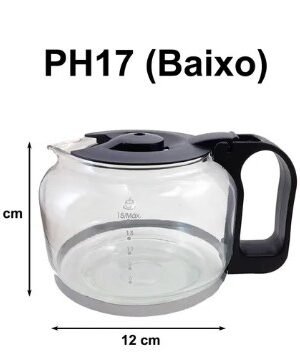 Jarra Original Para Cafeteira Philco Ph17 Modelo Baixo