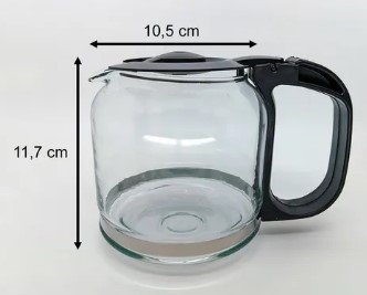 Jarra Compatível Para Cafeteira Philco Ph17 Modelo Alto